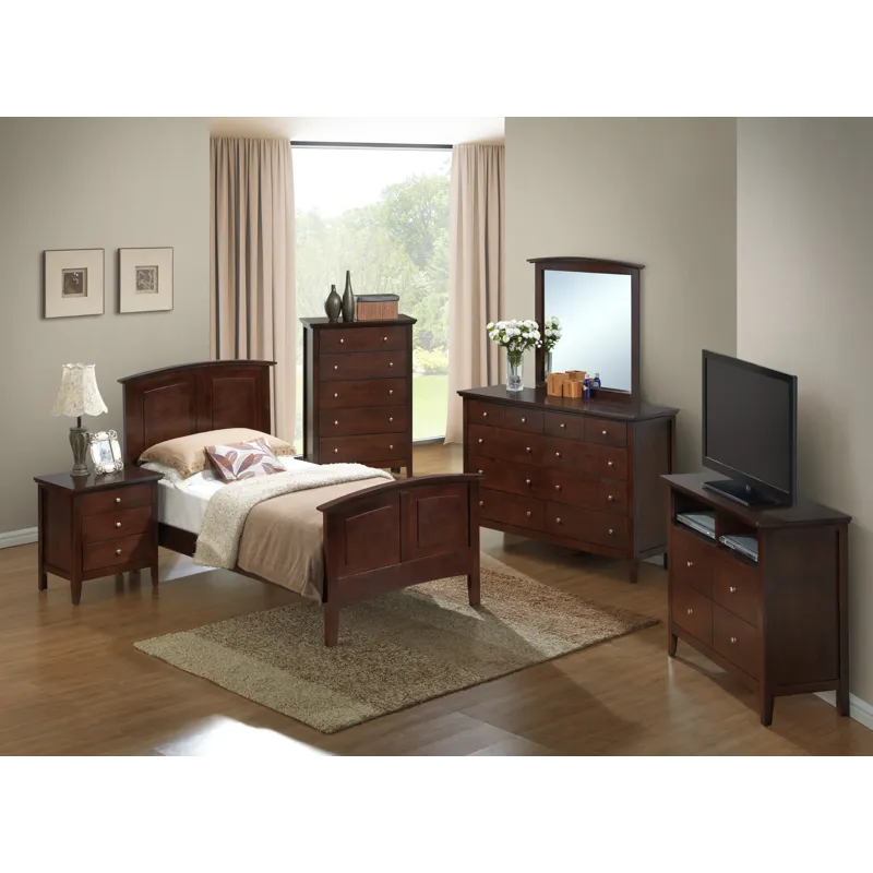 Hammond - G5425A-TB Twin Bed (2 Boxes) - Cappuccino