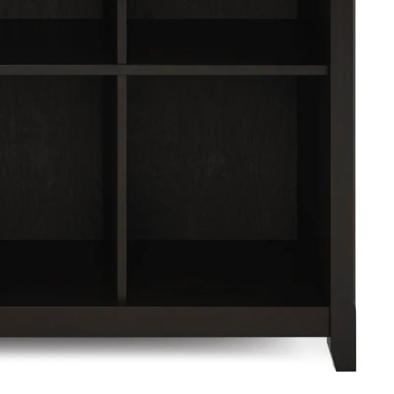 Amherst - 12 Cube Storage Bookcase - Hickory Brown