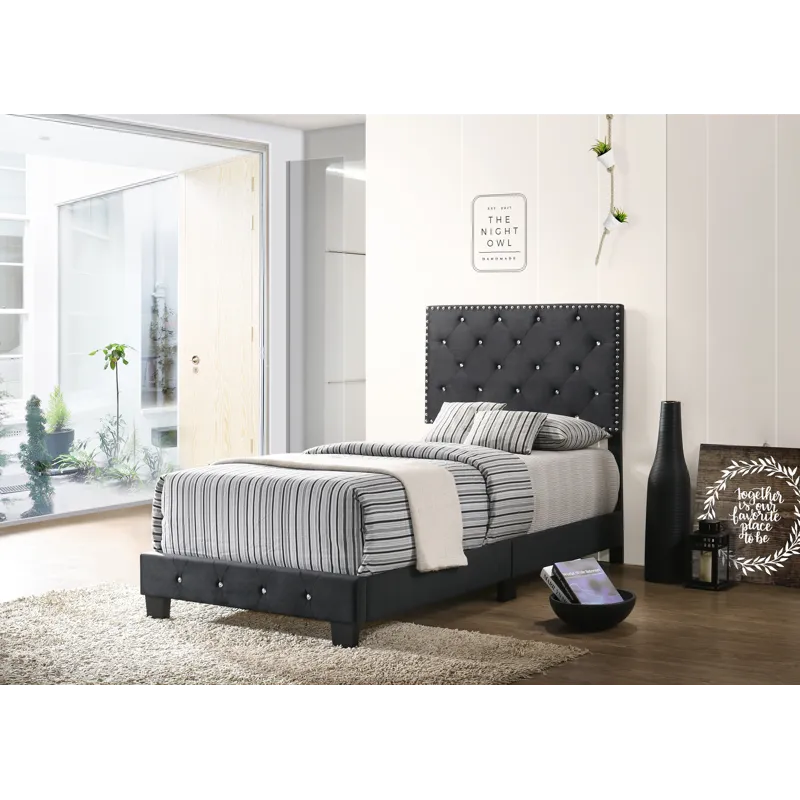 Suffolk - G1407-TB-UP Twin Bed - Black