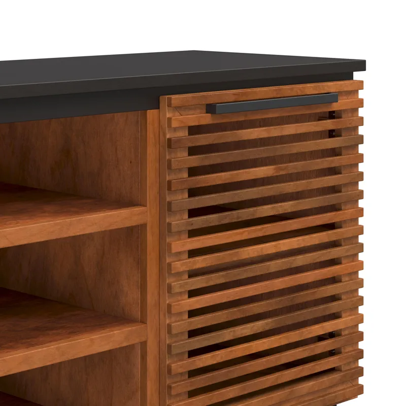 Graceland - 63" TV Stand - Bourbon / Black