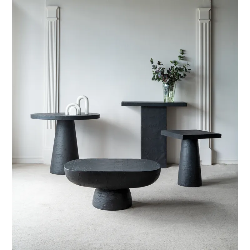 Oval Coffee Table - Black