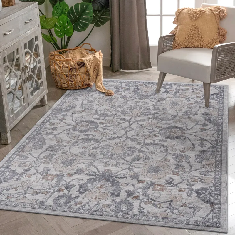 Marfi - 5\' x 7\' Oriental Non-Shedding Living Room Bedroom Dining Home Office Stylish And Stain Res