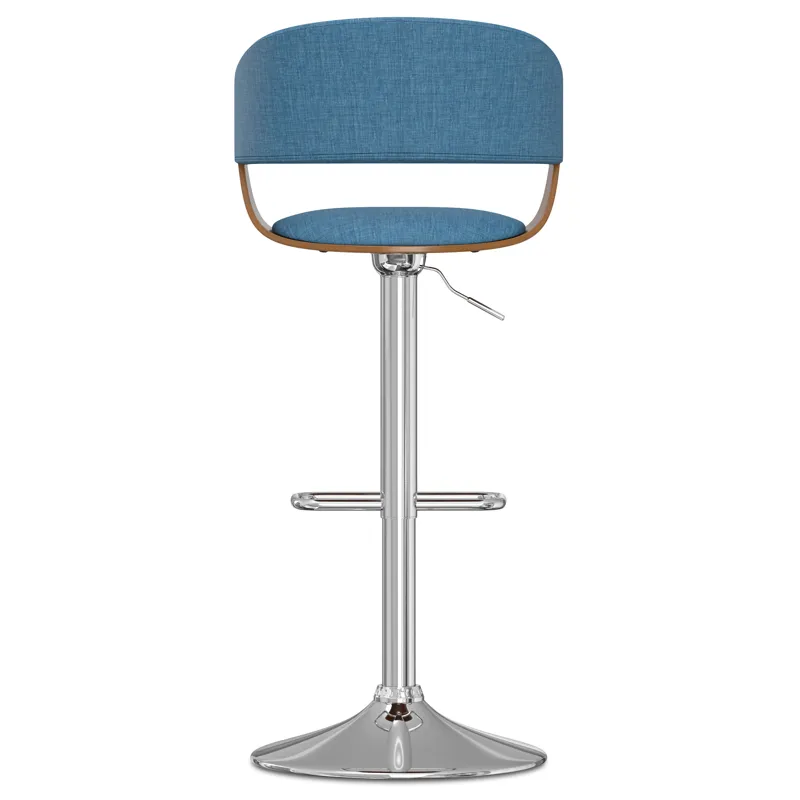 Lowell - Adjustable Swivel Bar Stool - Blue