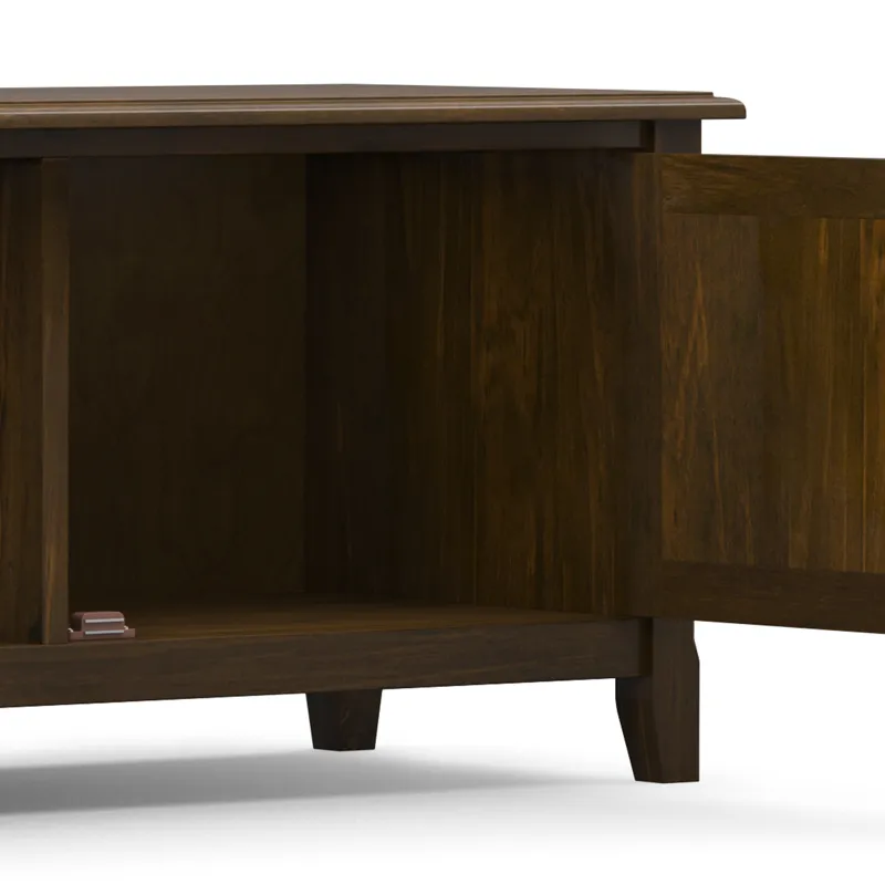 Burlington - 72\" Low TV Media Stand - Mahogany Brown