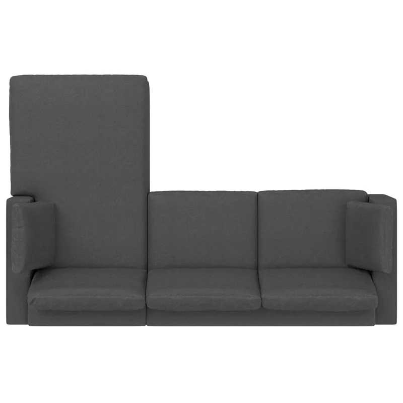 Charlie - Deep Seater Right Sectional Sofa - Pebble Gray