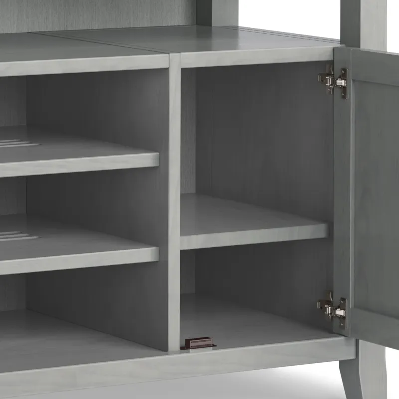 Amherst - TV Media Stand - Fog Grey