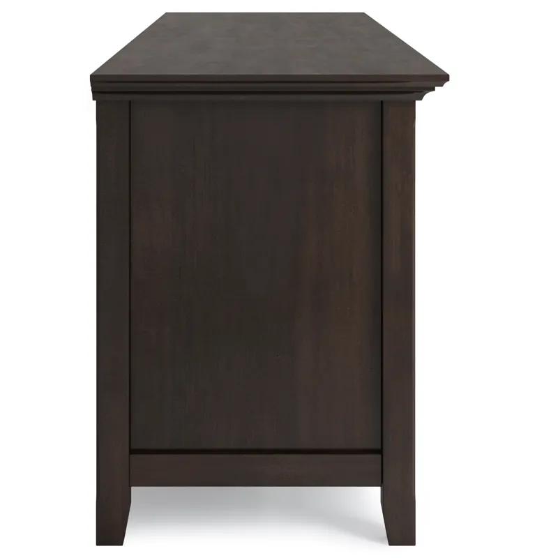Amherst - 72\" Wide TV Media Stand - Brunette Brown