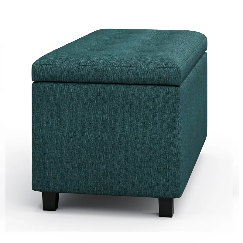 Cosmopolitan - Storage Ottoman - Teal