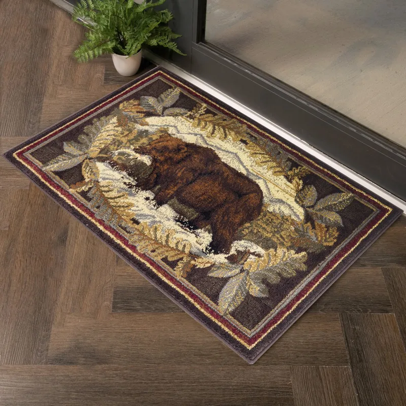 Nature\'s Nest - GC_CBL3008 Multi 2\' x 3\' Lodge Area Rug