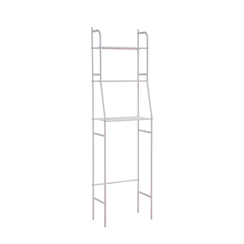Three Tier Over The Toilet Storage Shelf - White