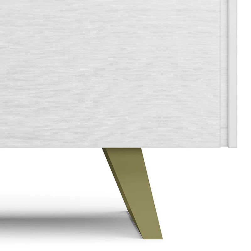 Lowry - TV Media Stand - White