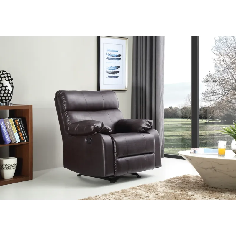 Manny - G535-RC Rocker Recliner - Dark Brown