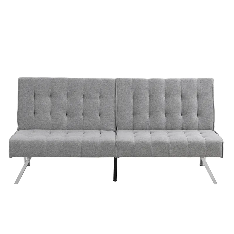 Comfortable Futon Sofa Bed - Gray