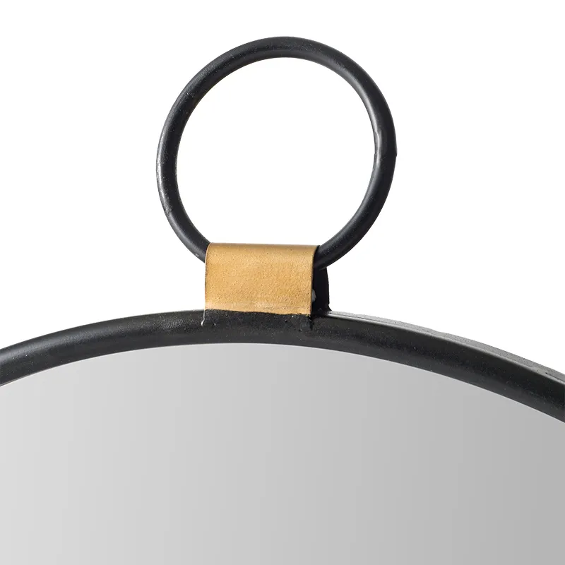 Wall Mirror With Black Frame, Contemporary Minimalist Accent Mirror For Living Room, Foyer, Entryway