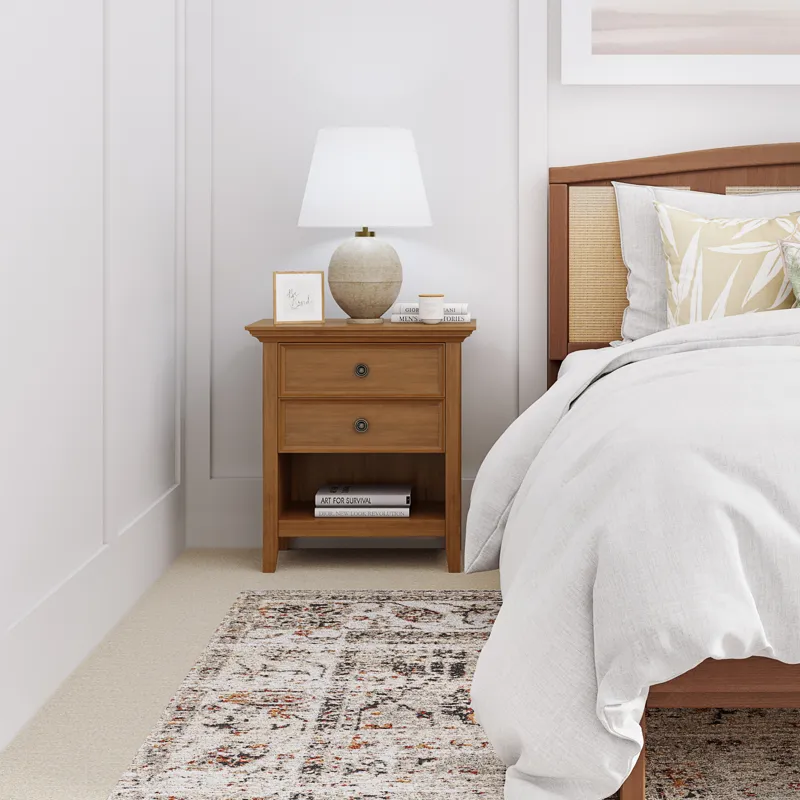 Amherst - Bedside Table - Light Golden Brown