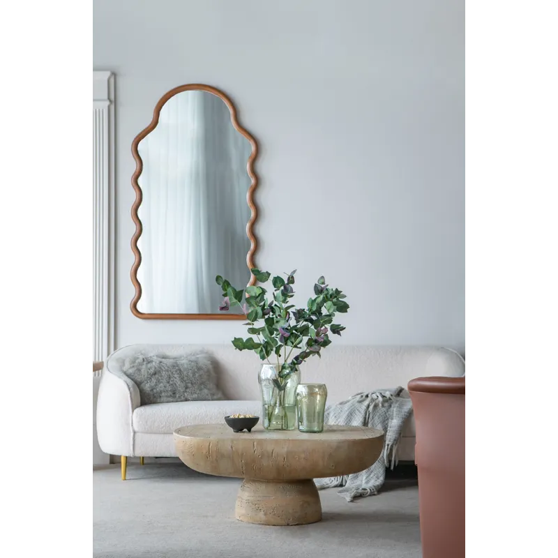 Oval Coffee Table - Cream
