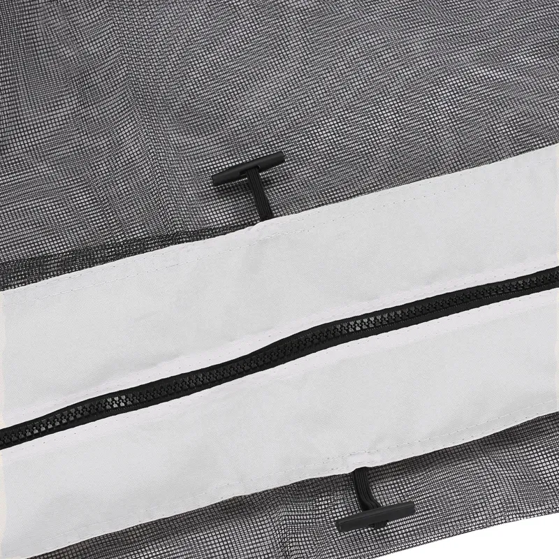 Outsunny - 10\' x 13\' Replacement Mesh Sidewall Netting For Patio Gazebos And Canopy Tents With Zip