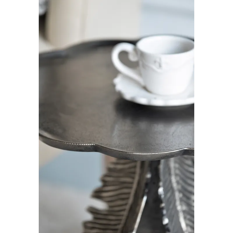 Leaf Side Table - Silver