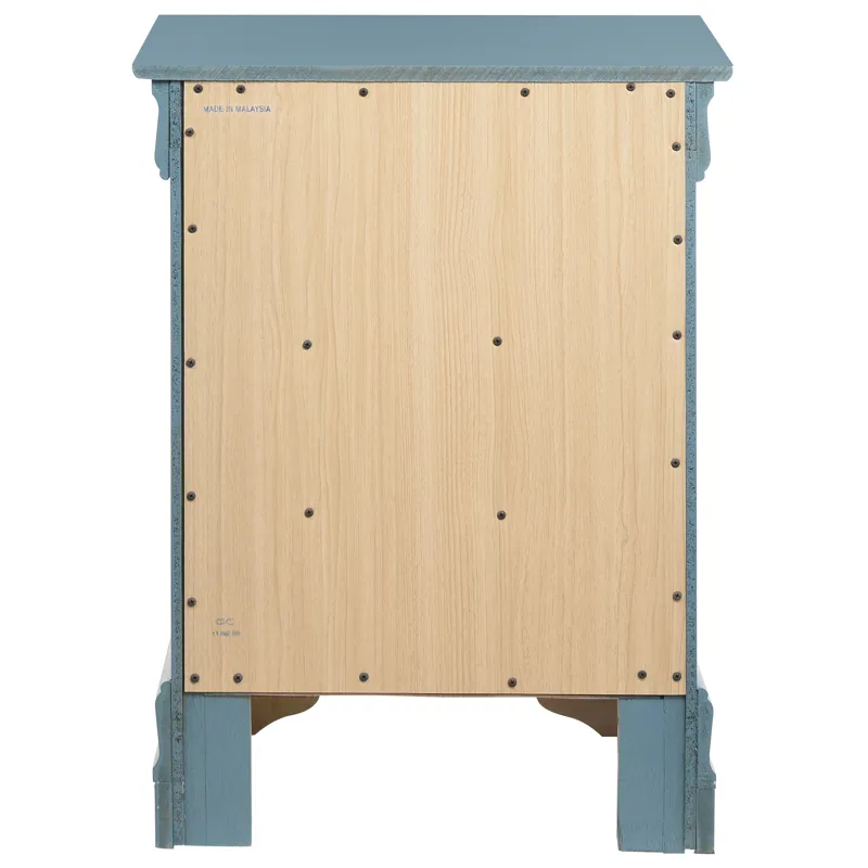 Louis Phillipe - G3180-3N 3 Drawer Nightstand - Teal