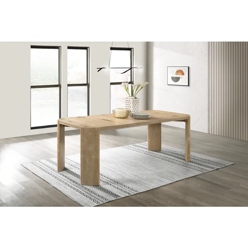 Magnus - Extendable Rectangular Dining Table - Oak Finish