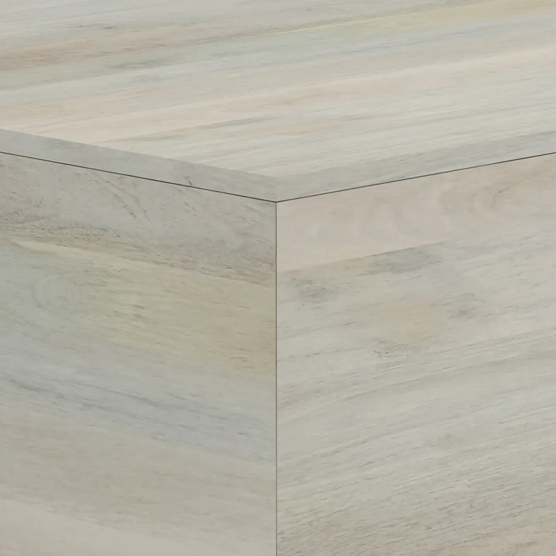 Abba - Square Coffee Table - White Wash