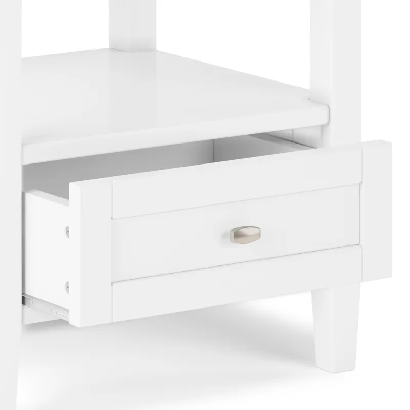 Warm Shaker - End Table - White