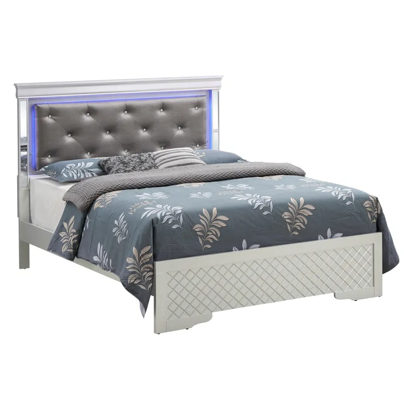 Verona - G6700C-FB3 Full Bed - Silver Champagne