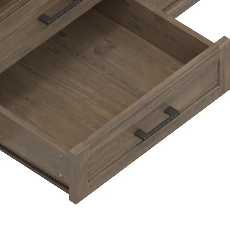 Ela - 72\" TV Media Stand - Smoky Brown