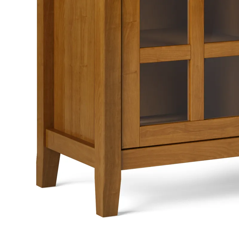 Acadian - 60" TV Media Stand - Light Golden Brown