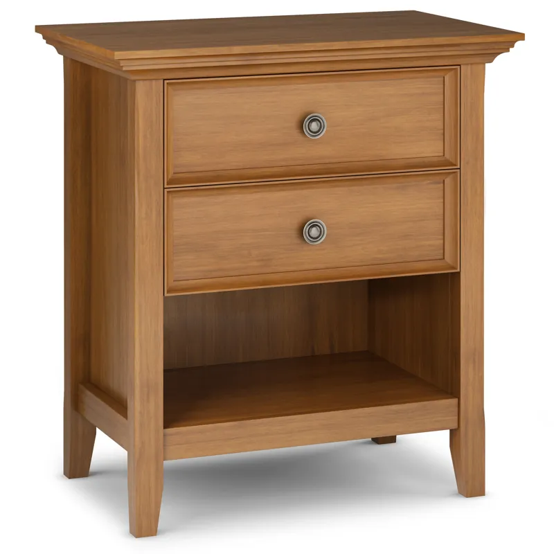 Amherst - Bedside Table - Light Golden Brown