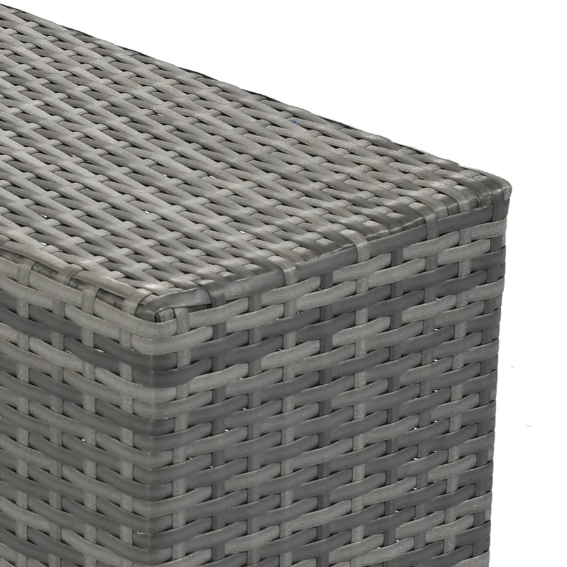 8 Pieces Outdoor Wicker Round Sofa Set, Half-Moon Sectional Sets All Weather, Curved Sofa Set With R