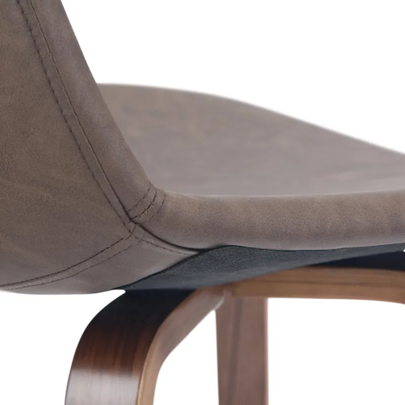 Randolph - Bentwood Counter Height Stool (Set of 2) - Distressed Chocolate Brown