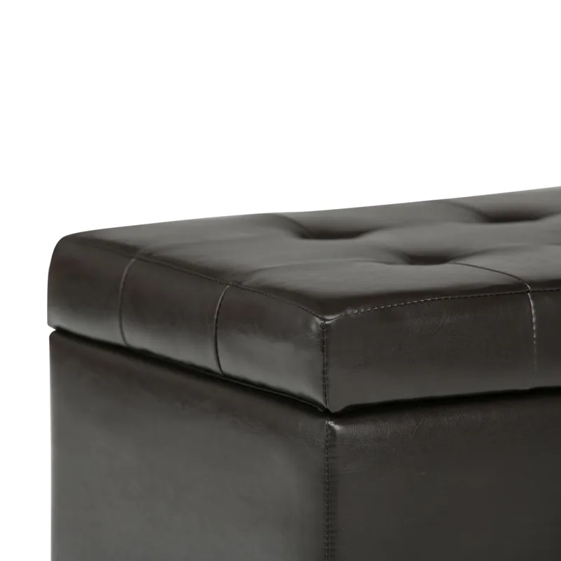 Cosmopolitan - Storage Ottoman - Tanners Brown