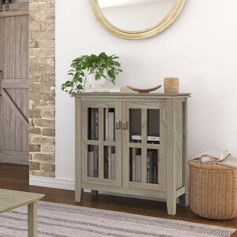 Artisan - Low Storage Cabinet - Distressed Grey
