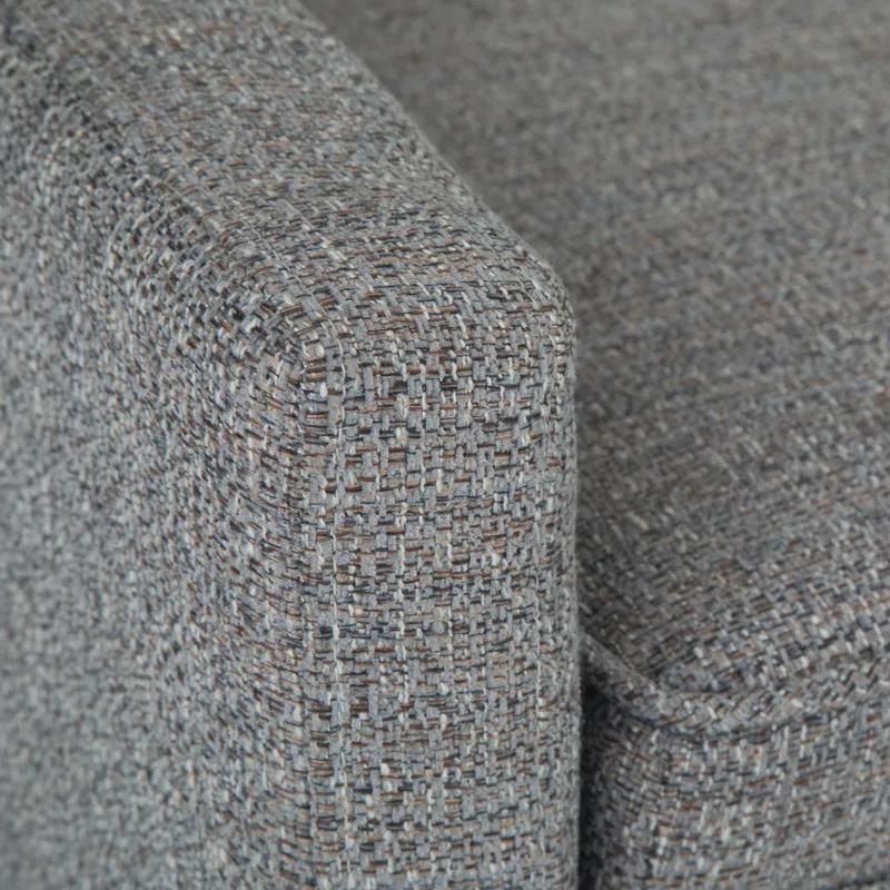Parris - Upholstered Bench - Pebble Grey
