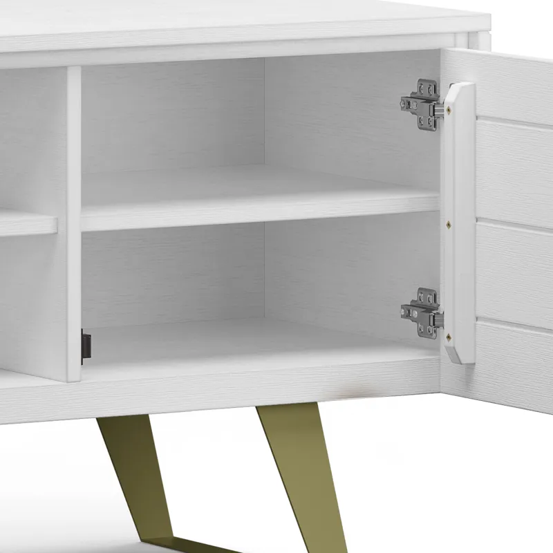 Lowry - TV Media Stand - White