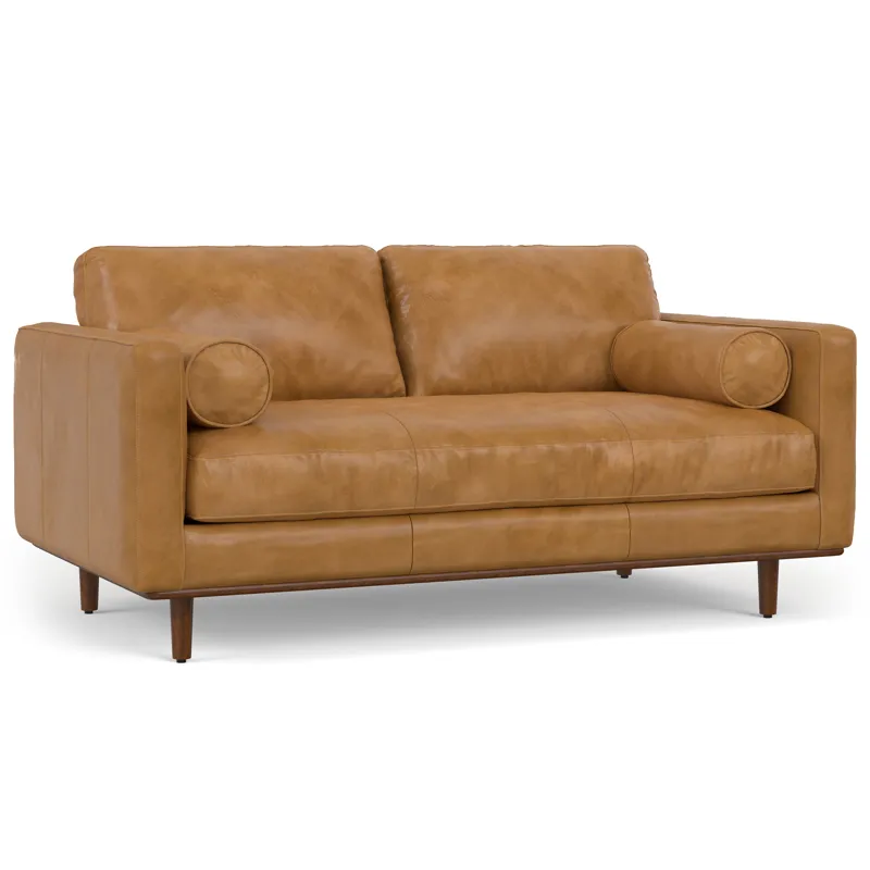 Morrison - 72" Sofa and Ottoman Set - Sienna