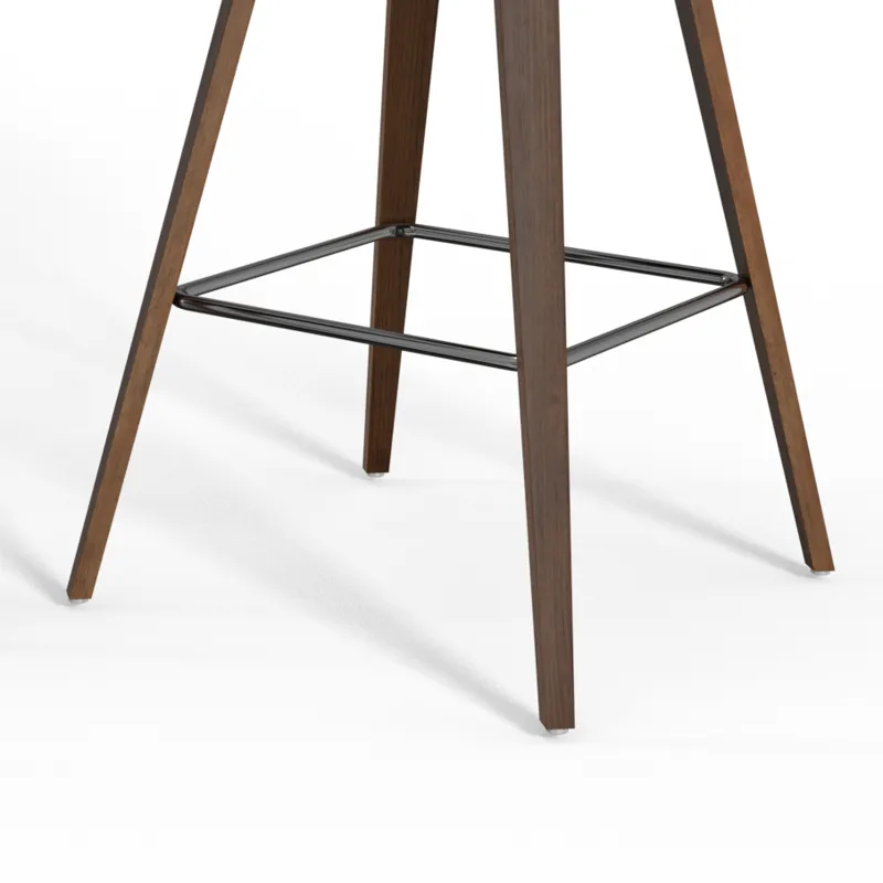 Randolph - Bentwood Counter Height Stool (Set of 2) - Distressed Blue