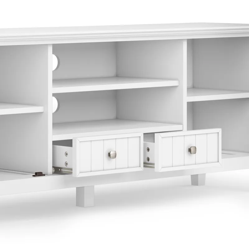 Acadian - 60" TV Media Stand - White