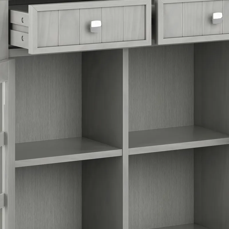 Acadian - Entryway Storage Cabinet - Fog Grey