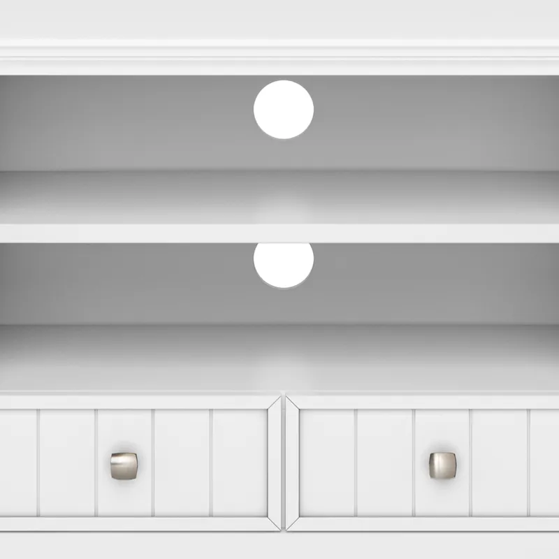 Acadian - 60" TV Media Stand - White