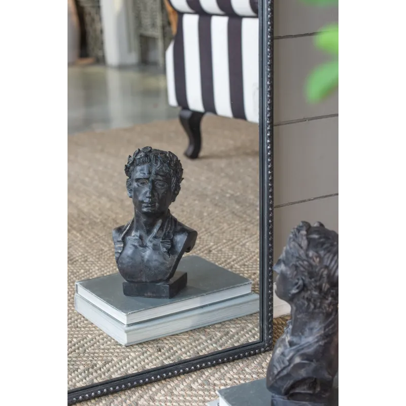 Classic Design Mirror With And Baroque Inspired Frame For Bathroom Or Entryway Console Lean Against 