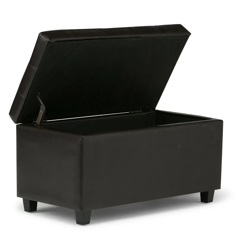 Cosmopolitan - Storage Ottoman - Tanners Brown