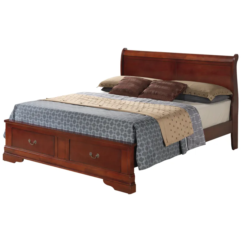 Louis Phillipe - G3100D-KSB2 King Storage Bed - Cherry