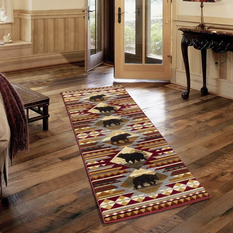 Nature\'s Nest - GC_CBL3001 Multi 2\' x 7\' Lodge Area Rug