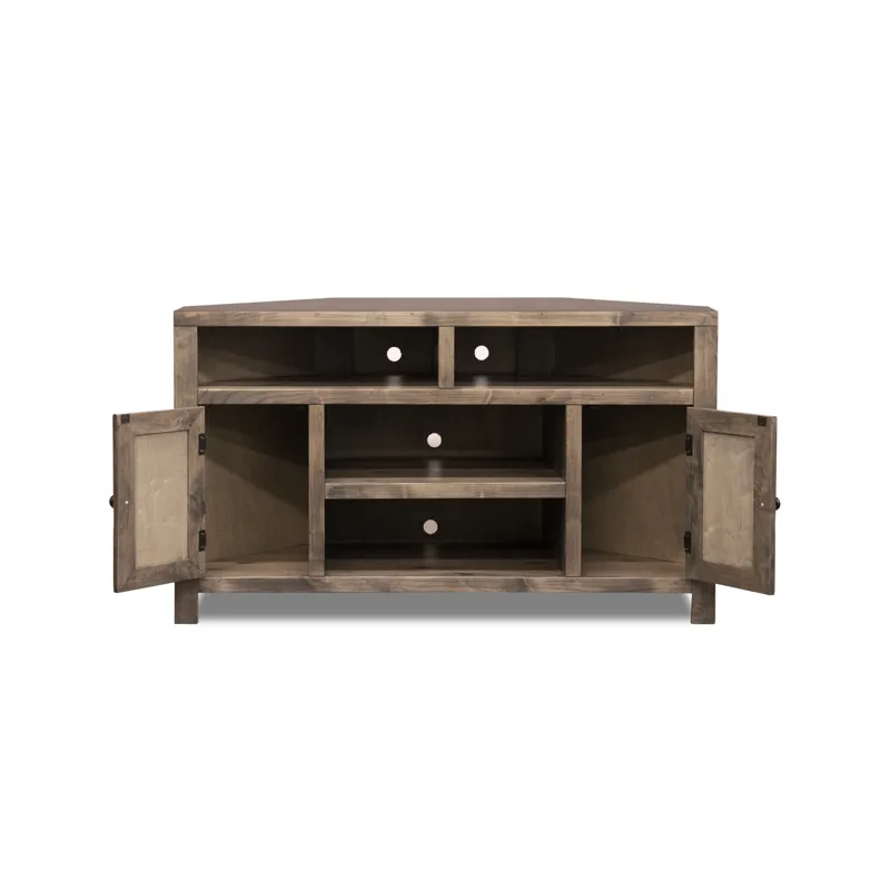 Joshua Creek - 52\" Corner TV Stand - Barnwood