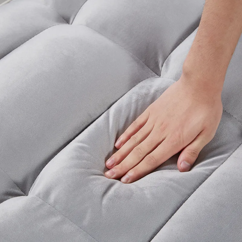 Convertible Sleeper Chair Sofa Bed Adjustable Pull Out Sleeper Chair Bed Multi-Pockets Folding Sofa 