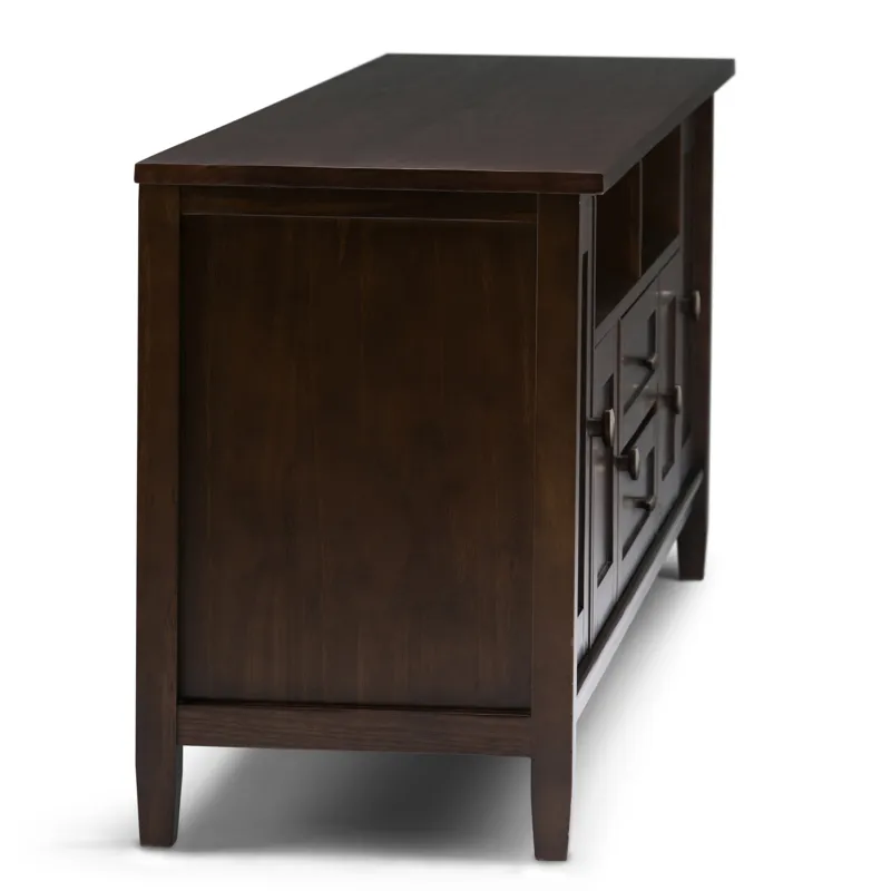Warm Shaker - 72\" TV Media Stand - Tobacco Brown
