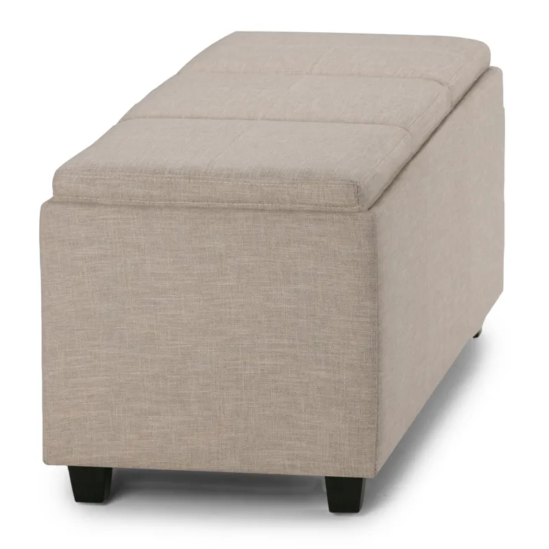 Avalon - Storage Ottoman - Natural