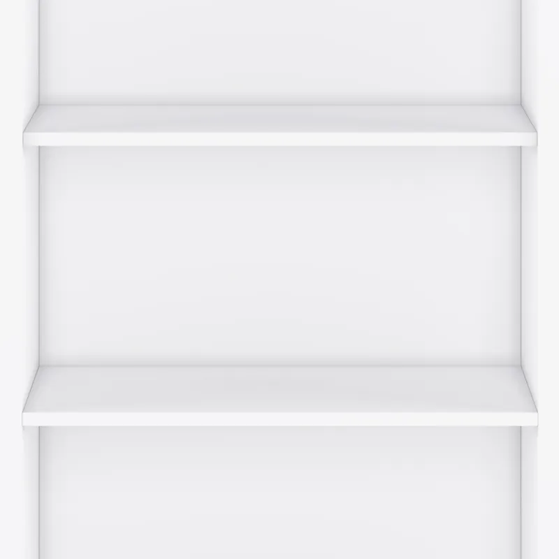 Amherst - 5 Shelf Bookcase - White